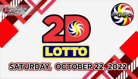 2d Lotto Result Today Saturday October 22 2022 Official Pcso Lotto