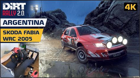 Skoda Fabia Wrc 2005 Dirt Rally 20 Thrustmaster T300 4k Youtube