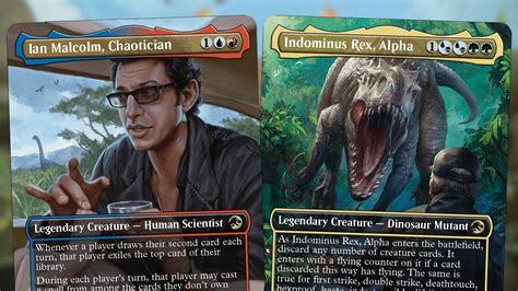 Magic The Gathering’s Jurassic World Cards Will Let You Fight A Dinosaur With Commander Jeff