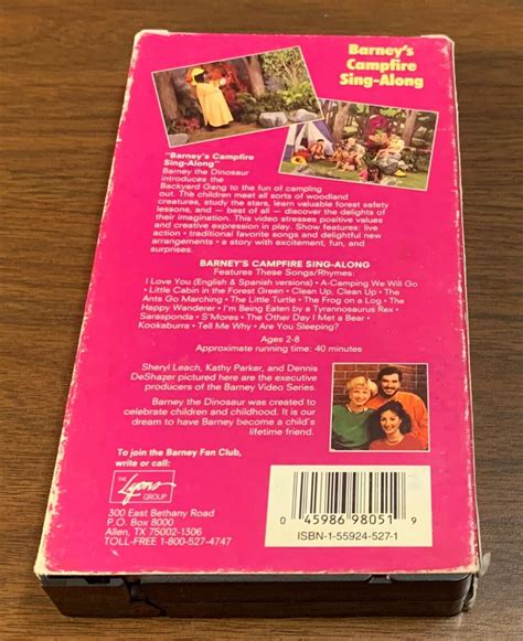 Free Barneys Campfire Sing Along Vhs Vhs Auctions Images And Photos