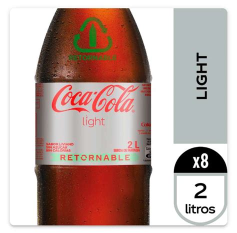 Booz Cl Envase Bebida Coca Cola Light Retornable 2 Litros