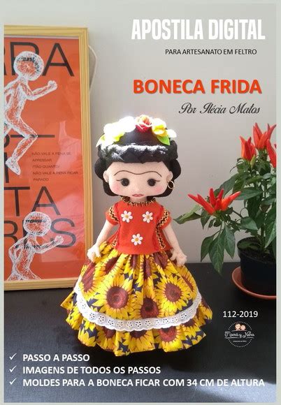 Apostila Digital Boneca Frida Elo Produtos Especiais