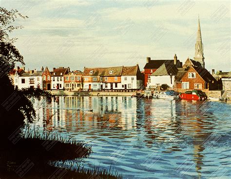 St Ives Bridge And Chapel Painting John Twinning