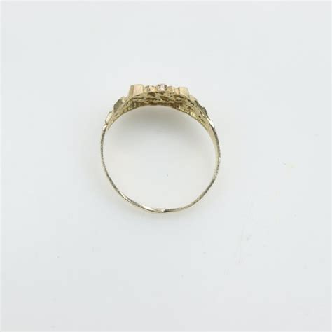 Kt Gold Nugget Ring Property Room