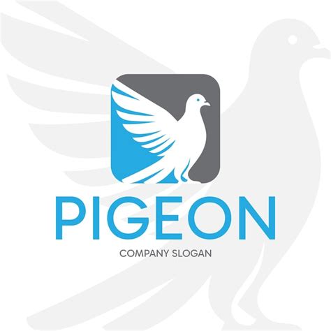 Premium Vector Pigeon Company Logo Vector Design