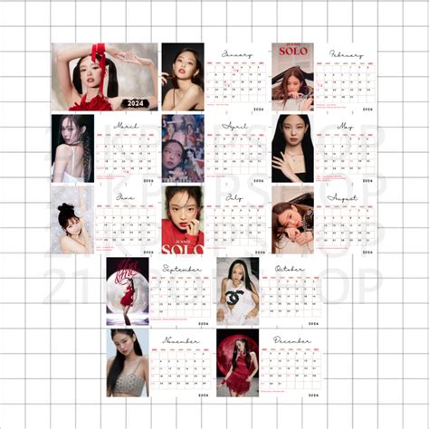 Jual Kalender Duduk Blackpink Kpop Kalender Meja Calendar