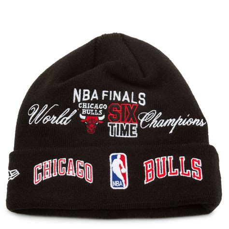 New Era Caps Chicago Bulls World Champions Knit Beanie 12638432 Karmaloop