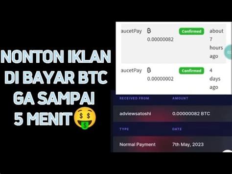 Live Withdraw Website Penghasil Btc Terbaru Instan Wd Youtube