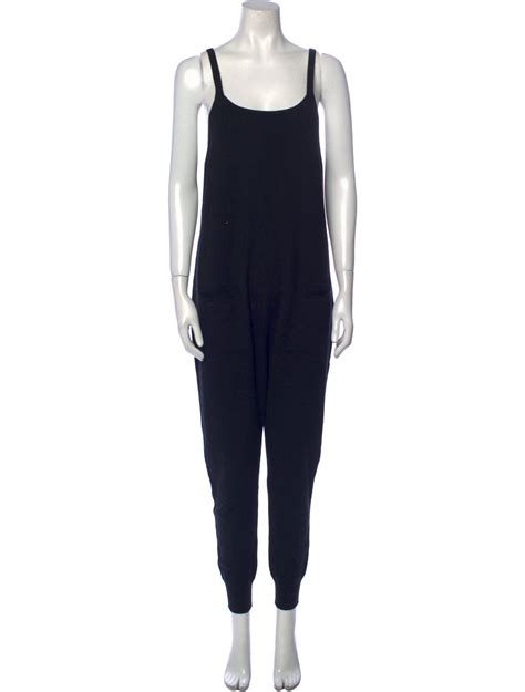 Naked Cashmere Cashmere Square Neckline Jumpsuit Black 15 75 Rise