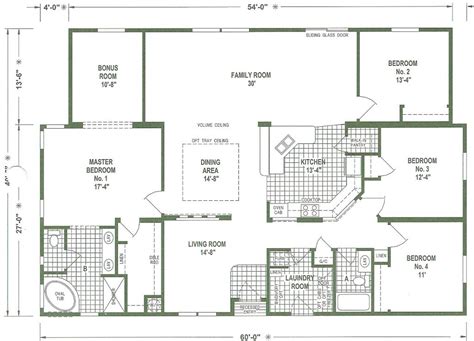 Awesome Triple Wide Manufactured Homes Floor Plans - New Home Plans Design