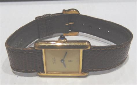 Lot Cartier Must De Cartier Swiss Made Wrist Watch