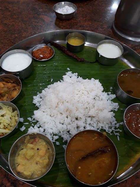 Vegetarian Thali Menu List