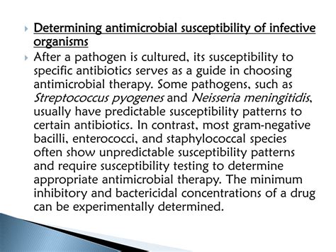 Ppt Principles Of Antimicrobial Therapy Powerpoint Presentation Free