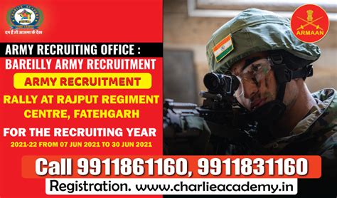 Army Recruitment Rally At Rajput Regiment Centre