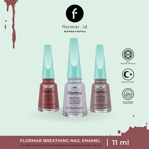 Jual Kutek Halal Flormar Breathing Color Nail Enamel Shopee Indonesia