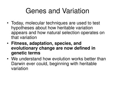 Ppt Genes And Variation Powerpoint Presentation Free Download Id9304218