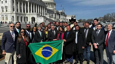 Eduardo Bolsonaro E Comitiva Articulam Parlamentares Dos Eua