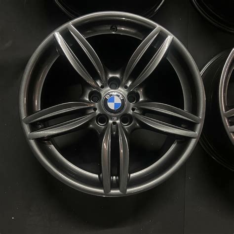 Genuine Bmw M Staggered Alloy Wheels Series Gun Metal Grey