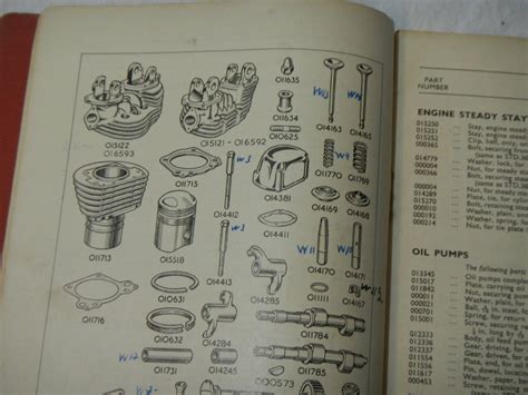 Matchless Super Clubman G Vertical Twin Parts List Book