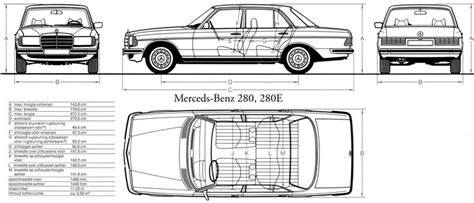 Mercedes Benz W123 Series 1976 1985 Blueprint Download Free Blueprint