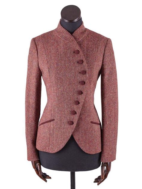 Emma Jacket Womens Tweed Jacket Tweed Jacket Outfit Harris Tweed Jacket