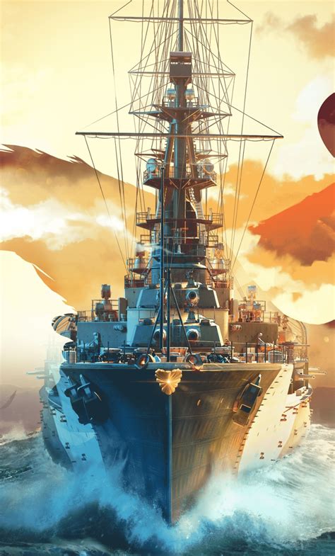 1280x2120 4K World of Warships 2023 iPhone 6 plus Wallpaper, HD Games ...