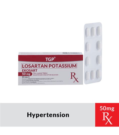 Ekosart Losartan 50mg Tablet