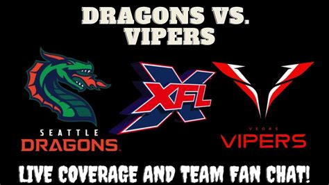 Xfl Football Live Seattle Sea Dragons Vs Vegas Vipers Youtube