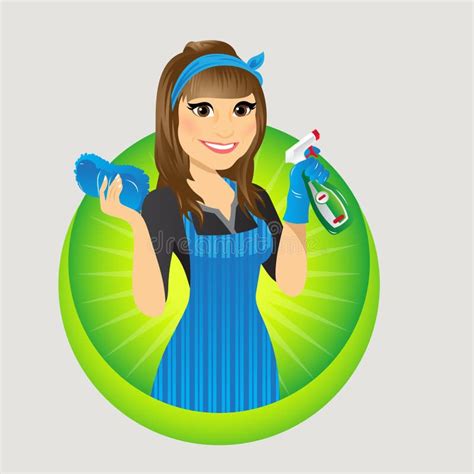 Cleaning Lady Cartoon Mascot Stock Illustrations – 29 Cleaning Lady ...