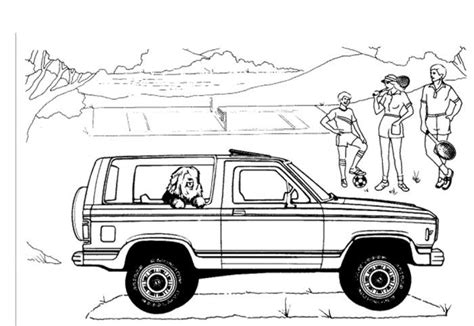 Ford Bronco Coloring Pages 1 Coloring Pages