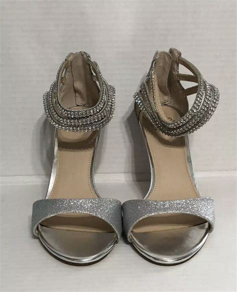 Silver Glitter 3 Inch Heels