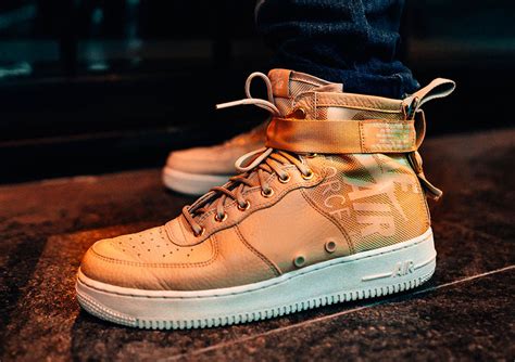 Nike SF AF1 Mid Mushroom Release Date Sneaker Bar Detroit