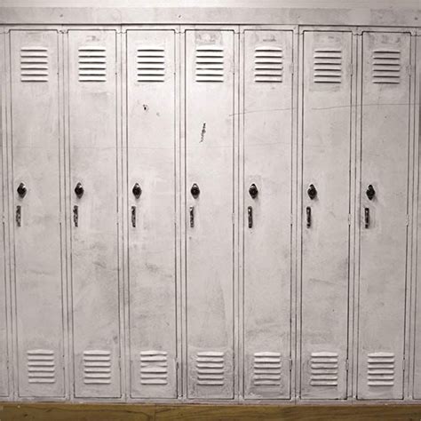 Leowefowa X Ft Old White Locker Backdrop Vinyl Back To School