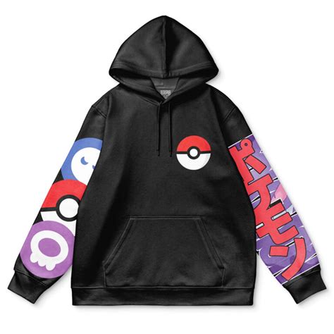 Gengar V2 Pokemon Streetwear Hoodie Anime Ape