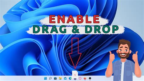 How To Enable Drag And Drop Feature On Windows Youtube