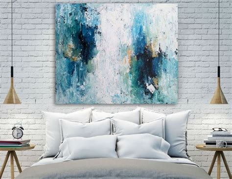 Blank Canvas 120 X 100 Cm Original Abstract Painting Ready To Hang