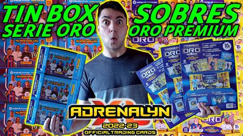 Sobres Premium Oro Vs Tin Box Serie Oro Sale Muy Bien Adrenalyn Xl