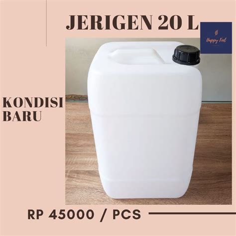 Jual BOTOL JERIGEN JIRIGEN DIRIGEN SEGEL 20 LITER Shopee Indonesia