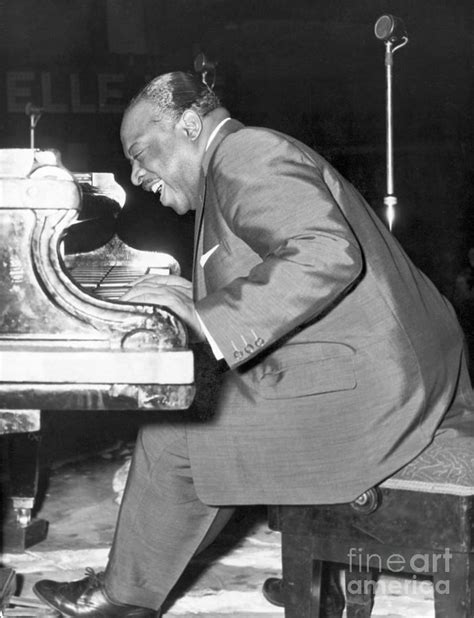 Count Basie Playing Piano #1 by Bettmann