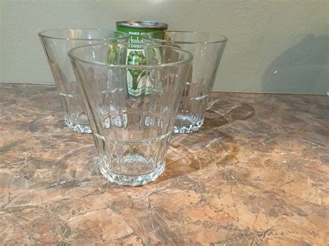 Libbey Duratuff Glasses Set Of 3 Cooler Gibraltar Cafe Etsy