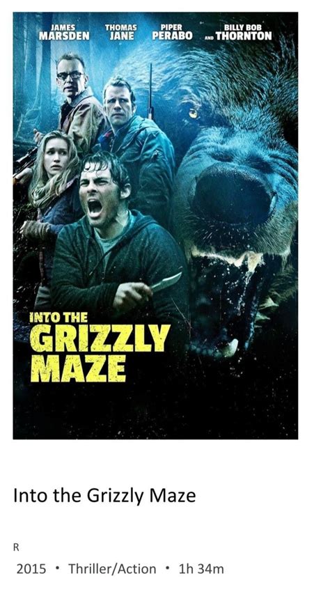 Into The Grizzly Maze Horror Movie Posters Movie Posters Horror Movie Trailers