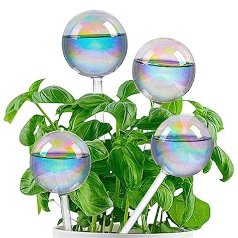 Globes à arrosage automatique pour plantes ampoules d eau en verre