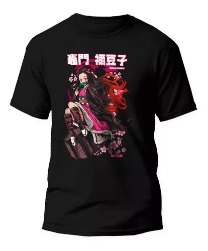 Playera Anime Nezuko Kamado Kimetsu No Yaiba Demon Slayer En Venta En