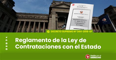 Reglamento De La Ley De Contrataciones Con El Estado Lp