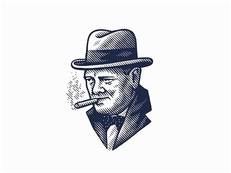 Churchill Logo Design Inspiration Logo Design Engraving Illustration