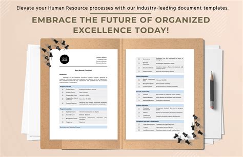 Spot Award Checklist HR Template in Word, PDF, Google Docs - Download ...