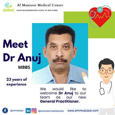 Meet Our New Doctor At Al Mansoor Medical Center Llc