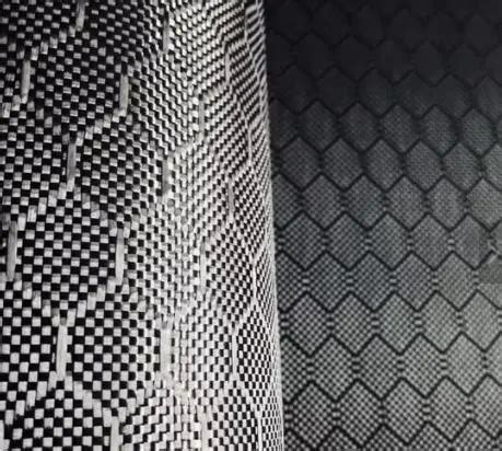 K Gsm Honeycomb Hexagon Carbon Fiber Fabric Cloth Materials China