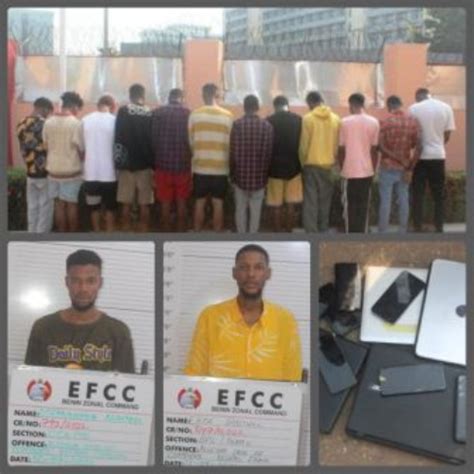 Economic And Financial Crimes Commission Efcc Efcc Arrests Ex Convict 11 Others For