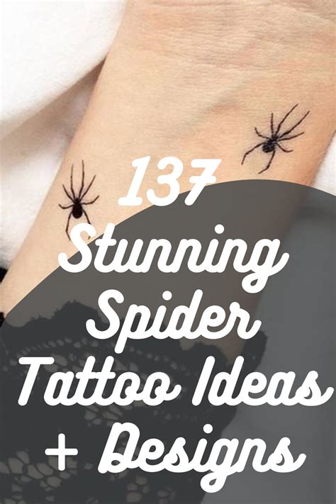 137+ Stunning Spider Tattoo Ideas + Designs - Tattoo Glee